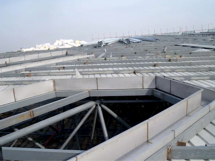 溧阳安吉县体育馆网架